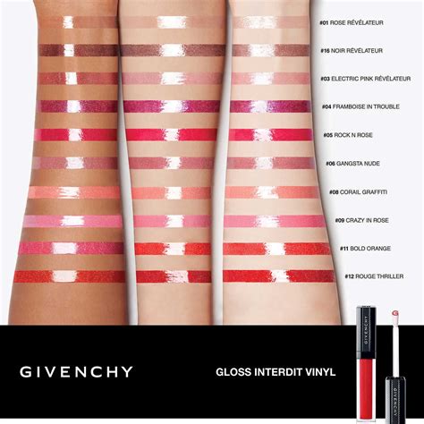 givenchy lip gloss that changes color|Givenchy interdit gloss.